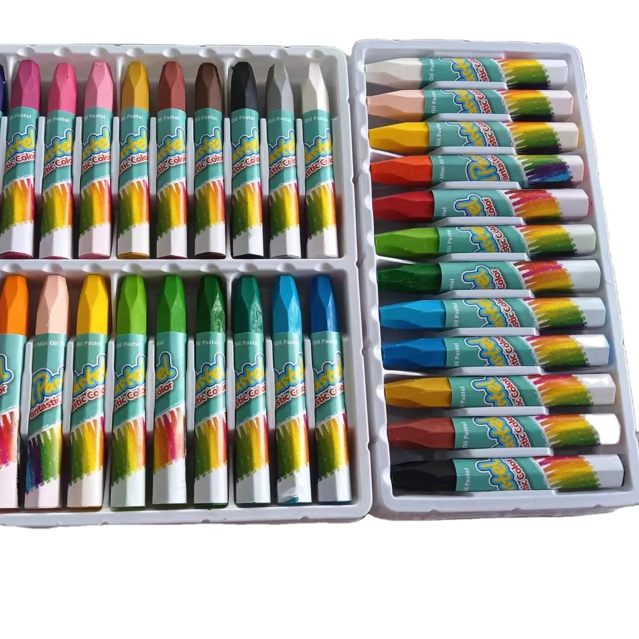 Cheap Factory wholesale customs art painting oil pastel wax crayon set