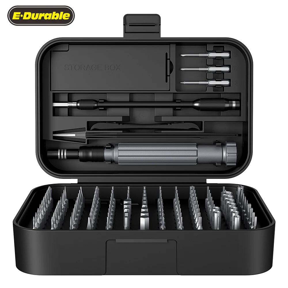 130 in 1 with 120 bits Repair Tool Kit, Magnetic Screwdriver Set with mini built-in box for Electronics iPhone