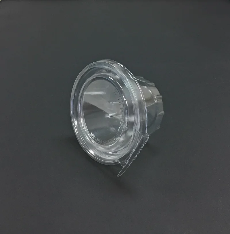 8oz Disposable Round Food Snack Bakery Salad Fruit Packaging Container Hinged Lids Food Container