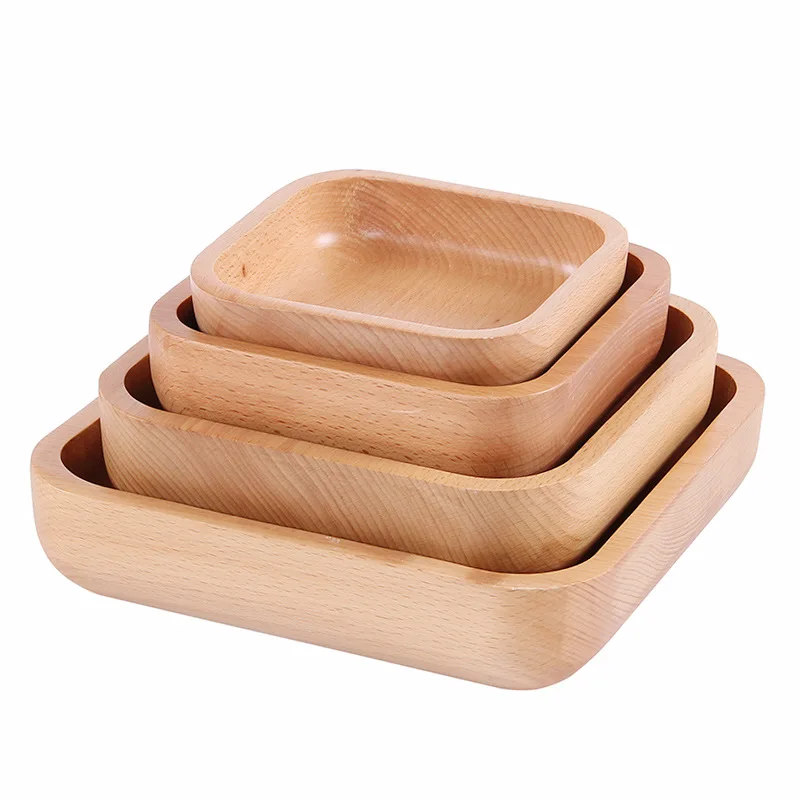 Bamboo Salad Bowl Large Wood Serving Bowl for Fruits or Salads Natural Organic Bamboo Serving Dish Dinnerware