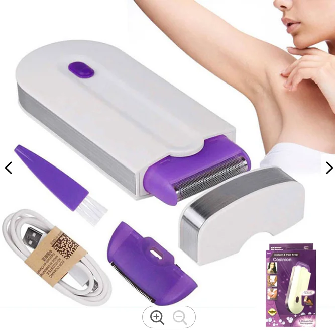 Косметическое оборудование для стрижки волос портативный Гладкий сенсорный датчик легкая Безопасная бритва Эпилятор безболезненное удаление волос машина
