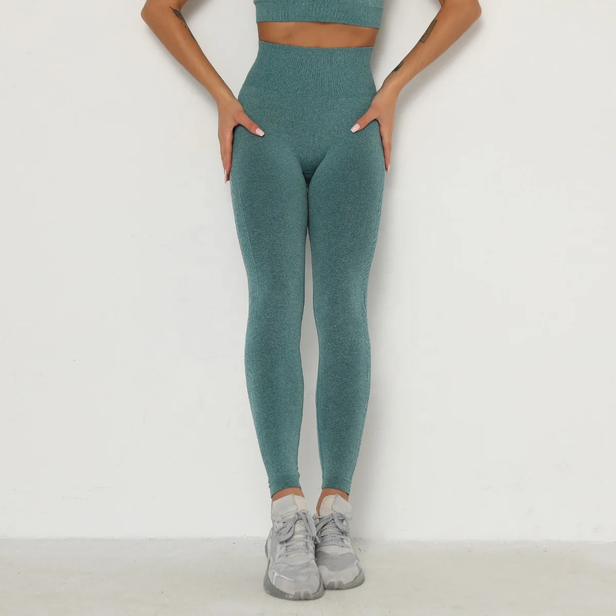 Compression Tights Wholesale Gym Scrunch Butt Seamless Leggings Women