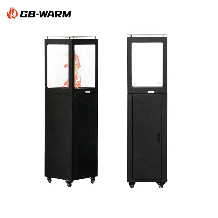 European Popular Wood Pellet Patio Heater Outdoor Pellet Stove Low Cost Home or Commercial Heating