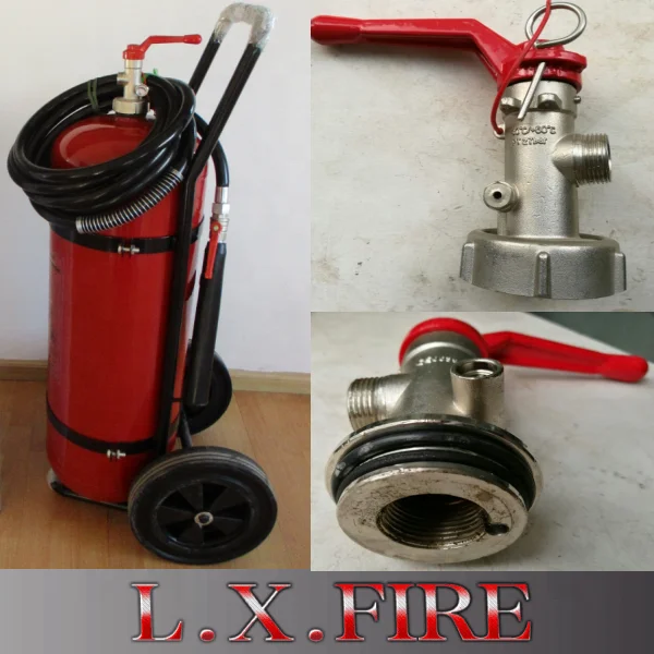 good wheeled 25kg abc dry powder fire extinguisher, cheap trolley 25kg DCP extinguisher