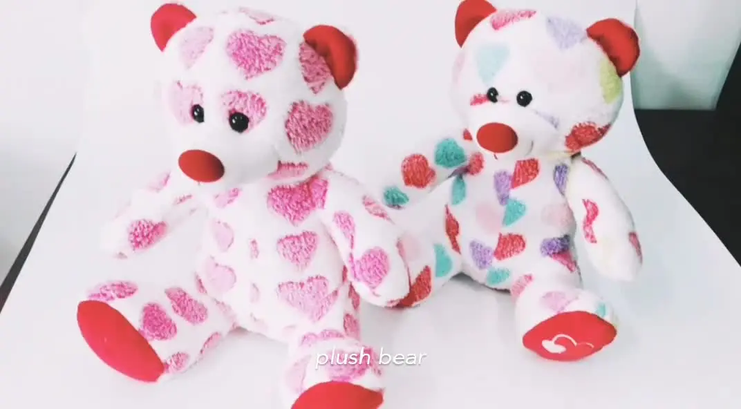 Hot Selling Style Chinese Love Soft Teddy Bear Plush Toy For Kids