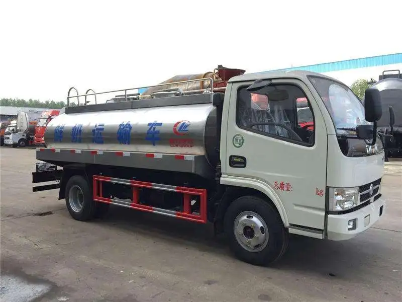Fresh Milk Transport  Storage 6 ton 8 ton Tank Truck for sale with lower price