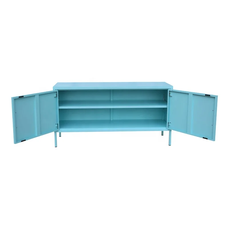 Home Office Furniture Design Storage Lockers Blue, White, Mint Metal Locker TV cabinet Top 10 Hot Sale Metal Cabinet for Home