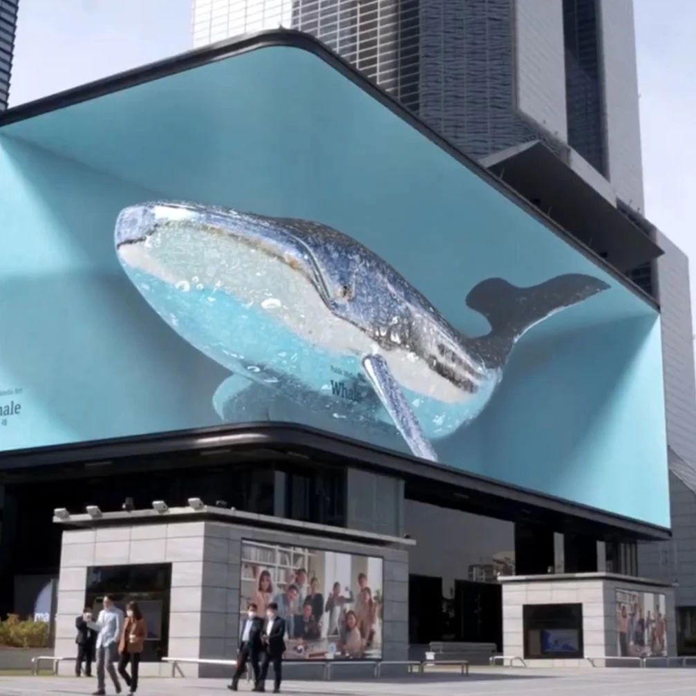 Full Color HD 3D P2.5 P3 P4 P5 P6 P8 P10 Waterproof Outdoor Large Video Wall Digital Advertising LED Display Billboard Screen