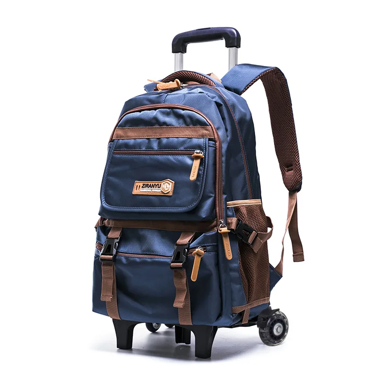 Wholesale Custom Logo Lightweight Waterproof Trolley School Bag for Kids