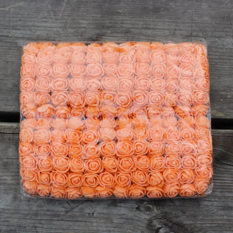 Artificial rose, handmade foam flowers,diy candy box, garland accessories 144pcs/bag