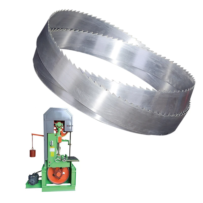 Wood Bandsaw Carbide Tipped Teeth Bandsaw Blade For Platform Vertical Band Saw Machine