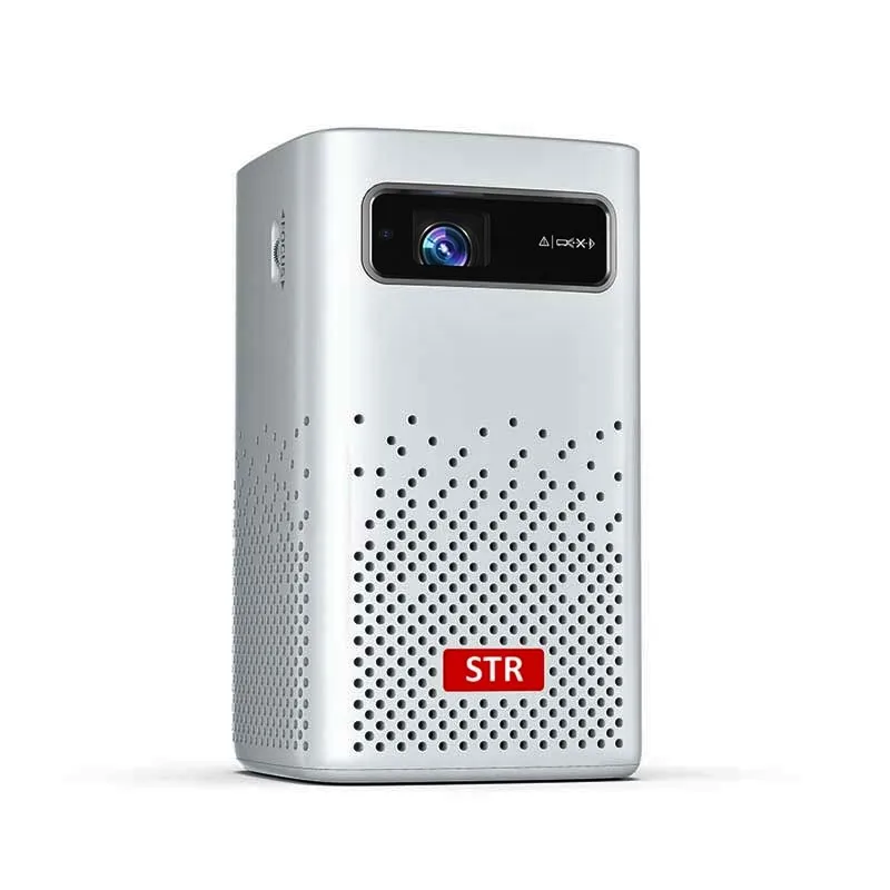 2023 Latest Upgrade 180 Ansi Lumens 2.4+5g Dual-band Wifi Built-in 8000 Mah Battery Portable Mini Projector 4K