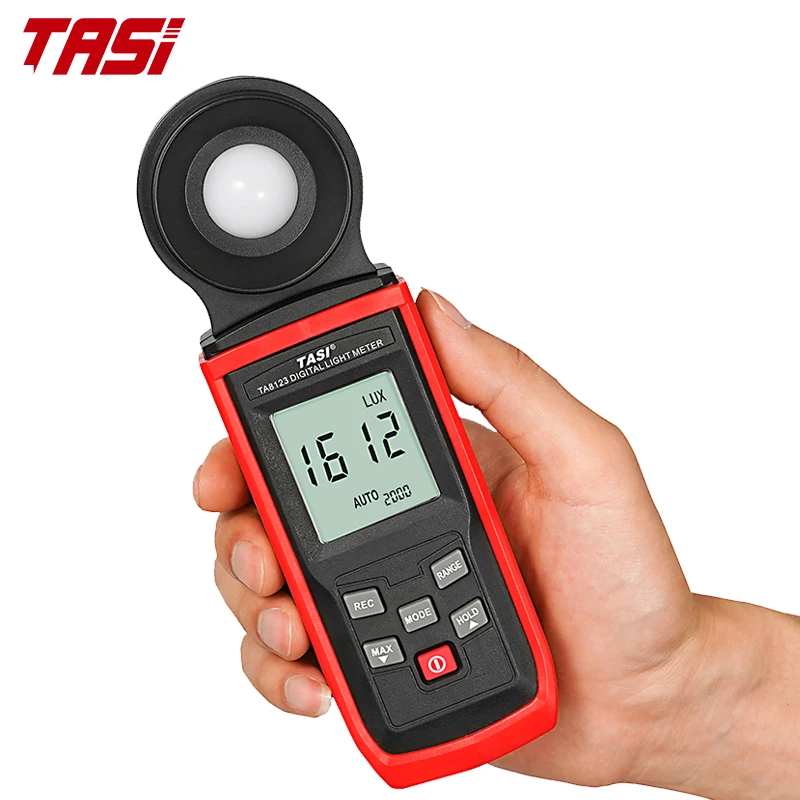 Цифровой измеритель освещенности TASI TA8123 высокоточный светодиодный светильник люкс люмен Люкс/ФК фотометр регистратор данных CE