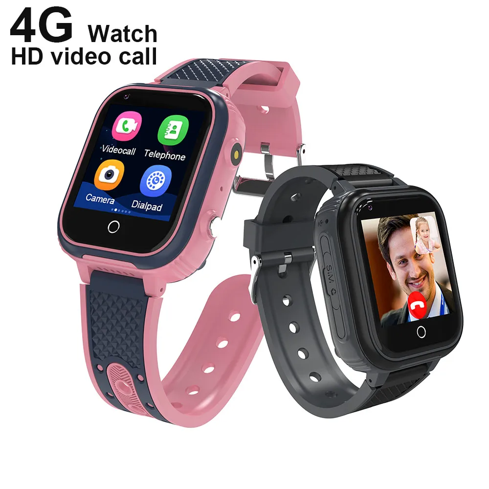 Puzzle game kids smart watch 4G SIM card video call voice chat camera SOS smartwatches GPS tracker children watch new LT21
