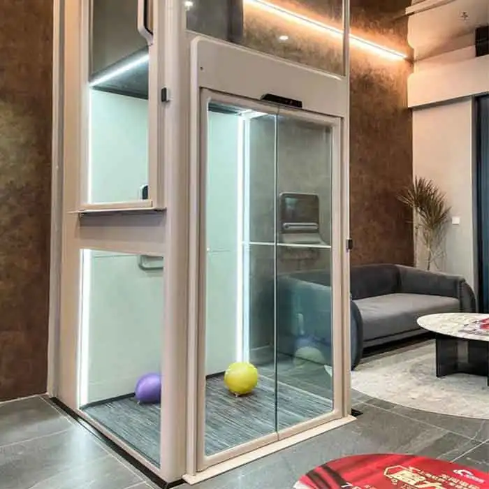 3 Storey residential home lift 2-4 Floors home elevator lift hydraulic residential lift small elevators for homes villa