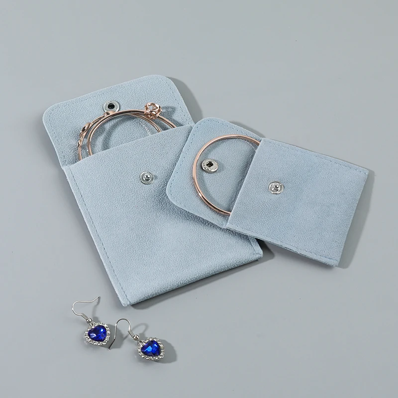 WEIMEI Eco Custom Logo Velvet Suede Microfiber for With Jewellery Insert Packaging Earring Gift Bag Jewelry Pouch
