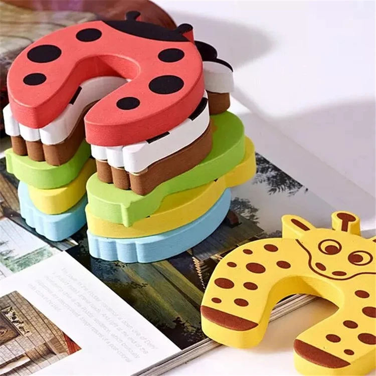 7 Design Child Safety Protection Baby Safety Cute Animal Security Kids Finger Safe Soft Foam Door Stopper