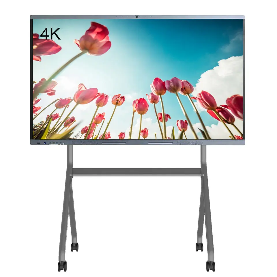 School teaching led touch screen all in one display interactive touch screen 4k lcd display educational interactive smart board