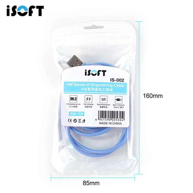 SUNSHINE Wholesale ISOFT IS-002 HW Support Kirin Chip/Hongmeng System Fast Charging Data Transmission Cable