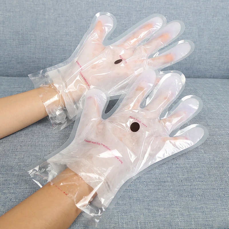 Hand Mask Beauty Custom Fingers Nail Cuticle Spa Label Nourishing Paraffin Of  Peel Care Hand Wax Mask