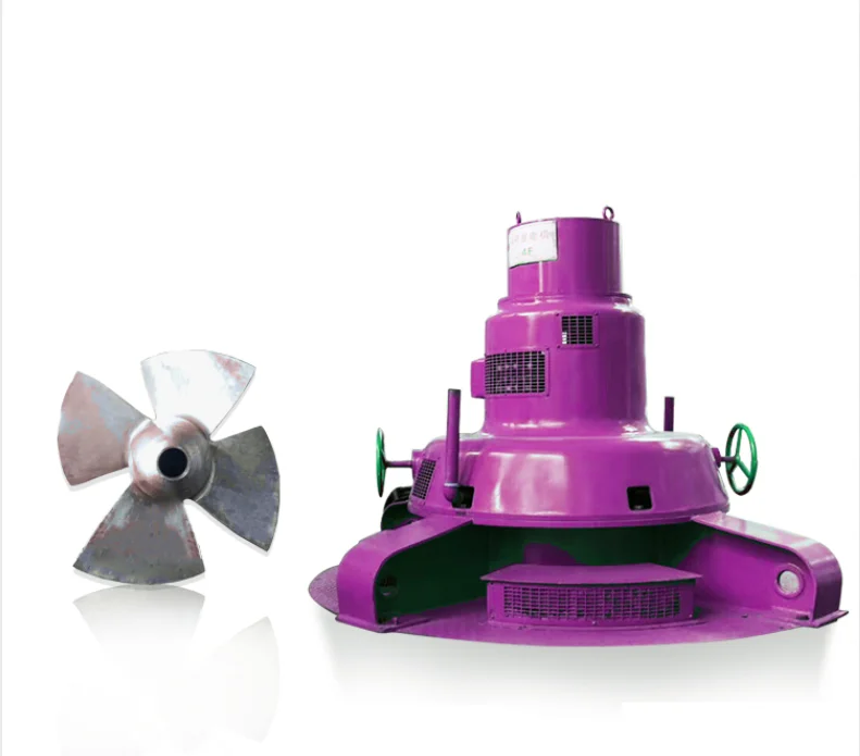 Stainless Steel Runner  3.5mw Kaplan Water Turbine With High Efficiency 88-96% Factory Customized