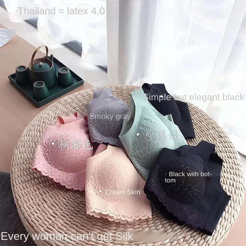 Women sexy Bra Women Push Up High Elastic Soft Seamless Lace Bra