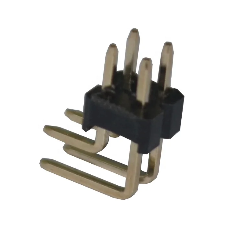 Двухрядный штыревой разъем 90 градусов 2,54 мм для разъема PCB