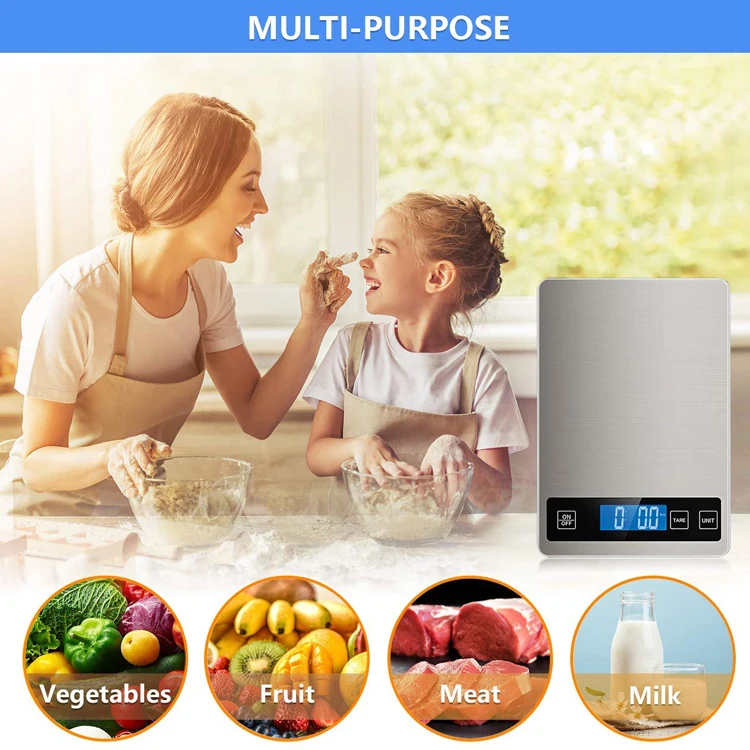 Digital Electronic Scale LCD Electronic Scales Steelyard Kitchen Postal Food Balance Nutritional Measuring Weight Libra