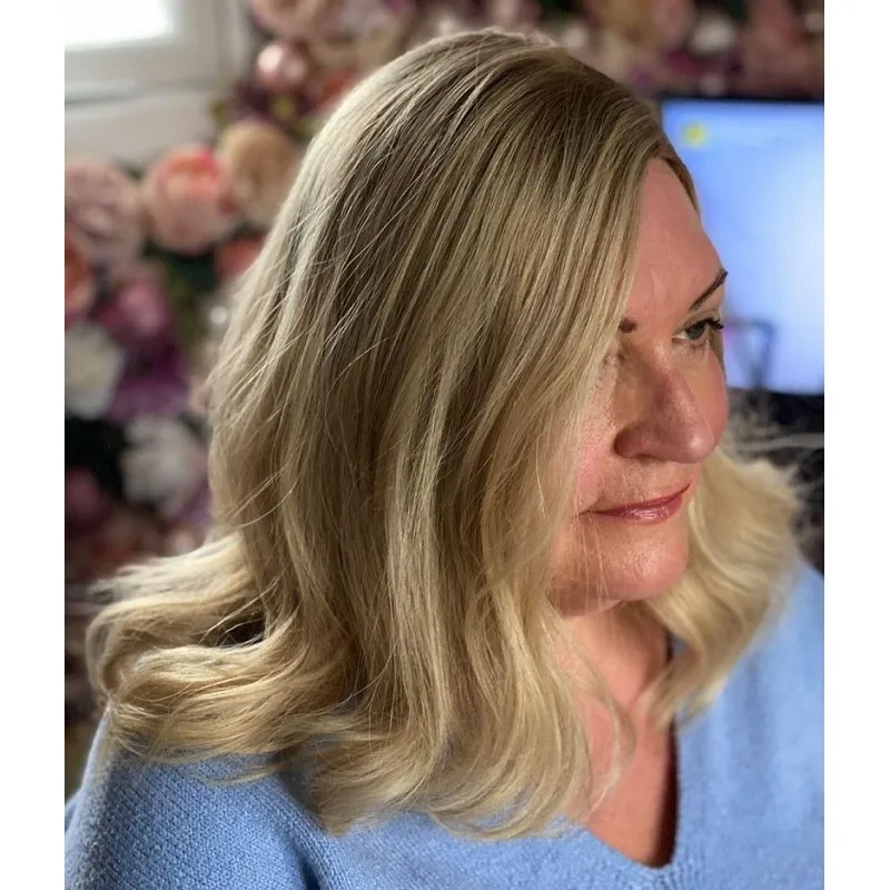 Pre Plucked Natural Human Virgin Hair Medical Silk Top Base Hd Full Lace Medical Glueless Wig For Women Ready To Wear