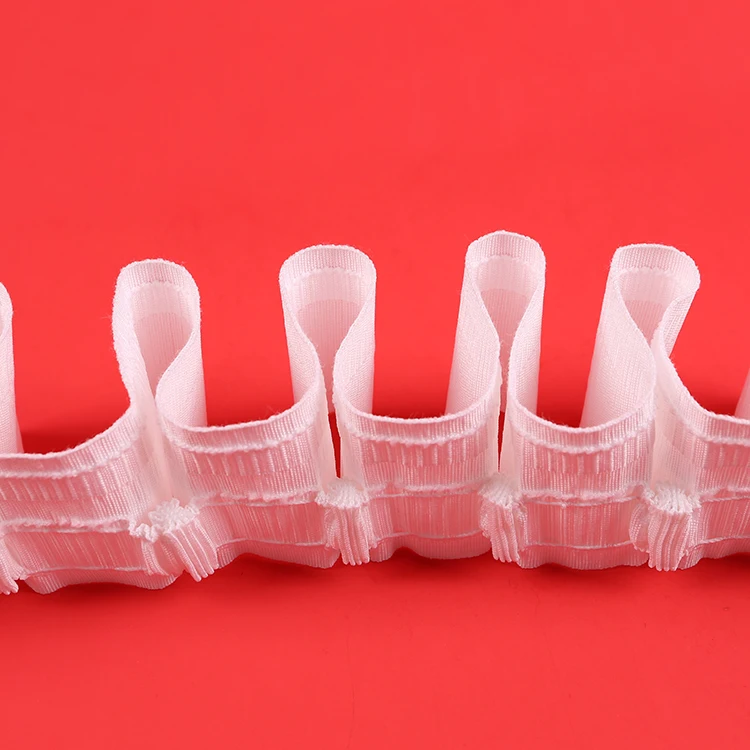 
2019 New design home decorative opaque belt malaysia white curtain heading tape 