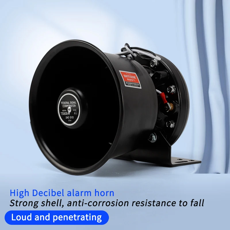 Factory direct supply TS800-N high decibel alarm horn fire truck ambulance public security vehicle high decibel loudspeaker