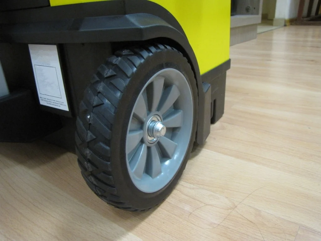 7 inch semi pneumatic wheels for tool cart, snowblower wheel, plastic cooler wheels