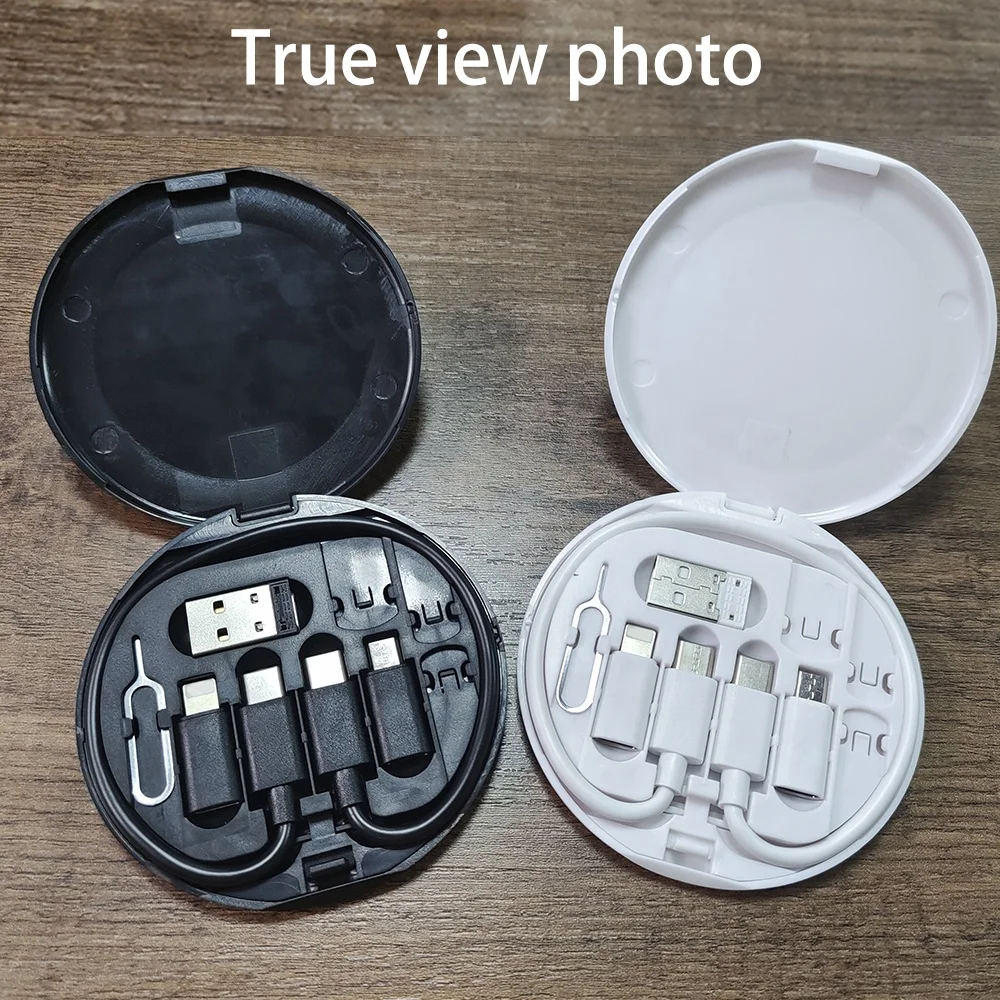 Wholesales Gift Product Portable USB C Charger Cable Set Converter Adapters SIM Card Pin Holder Android Mobile Phone Accessories