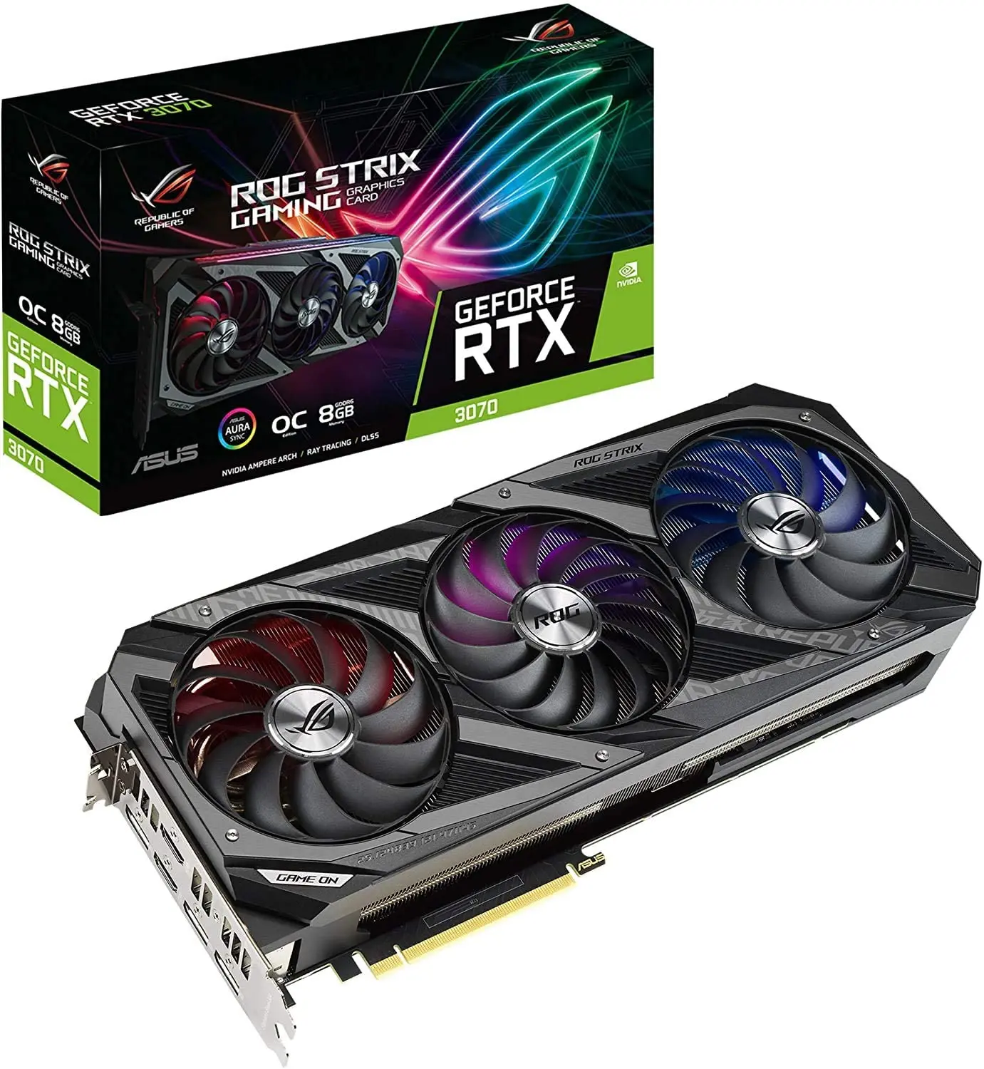 Игровая видеокарта 2021 Newst ASU S ROG Strix NVIDIA GeForce RTX 3070 8 Гб GDDR6