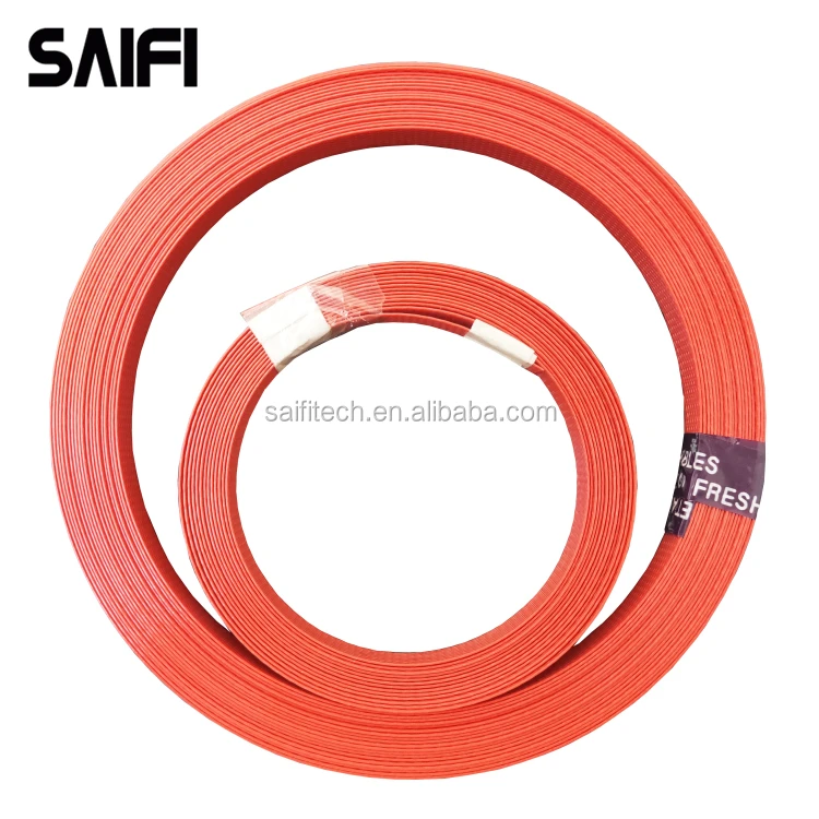 Бесплатный образец, цветная пластиковая упаковка, ленточная обвязка, ленточный рулон ПЭТ для машины для облицовки бумаги