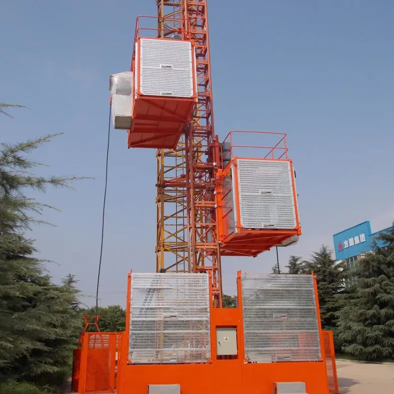 SC200/200 Electric Construction Elevator New Condition Construction Hoist with Engine Motor Gearbox for Construction Works