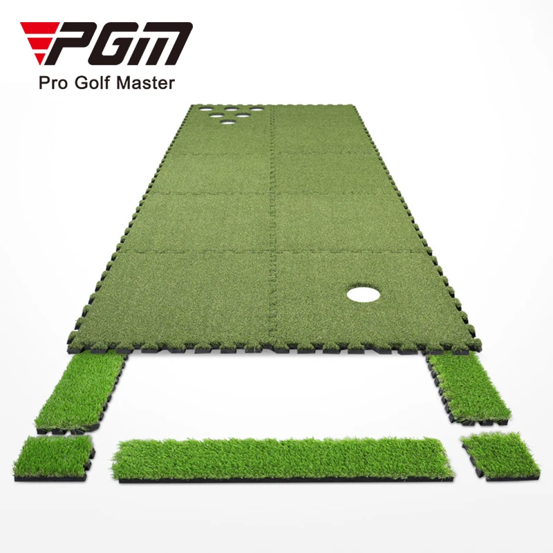 PGM GL019 mini golf outdoor carpet putting green kits portable nylon putting green