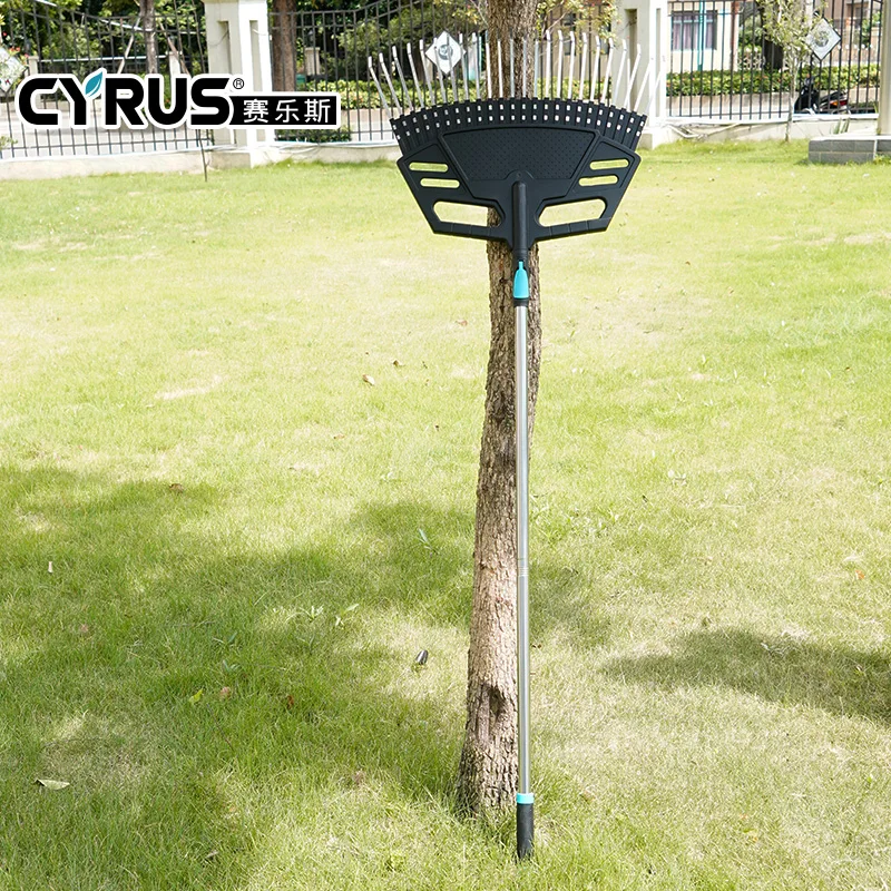Wholesale Carbon Steel Lightweight Lawn Rake Garden Leaf Rake
