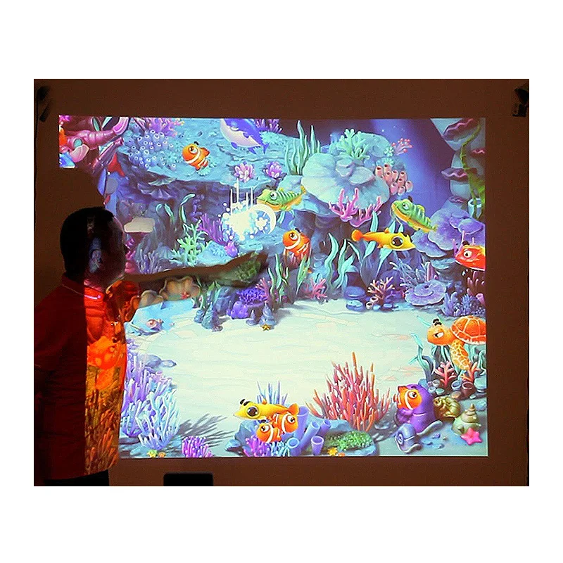 AR  Augmented Reality Advertise Game AR Magic Ball Projector interactive wall