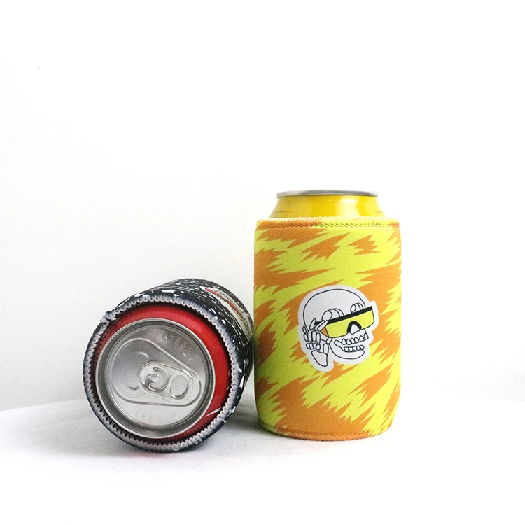 Neoprene Sleeve 330ml 12oz Logo Travel Beach Stubby Stubbie White Cooler Holder Sublimation Skinny Can Cooler