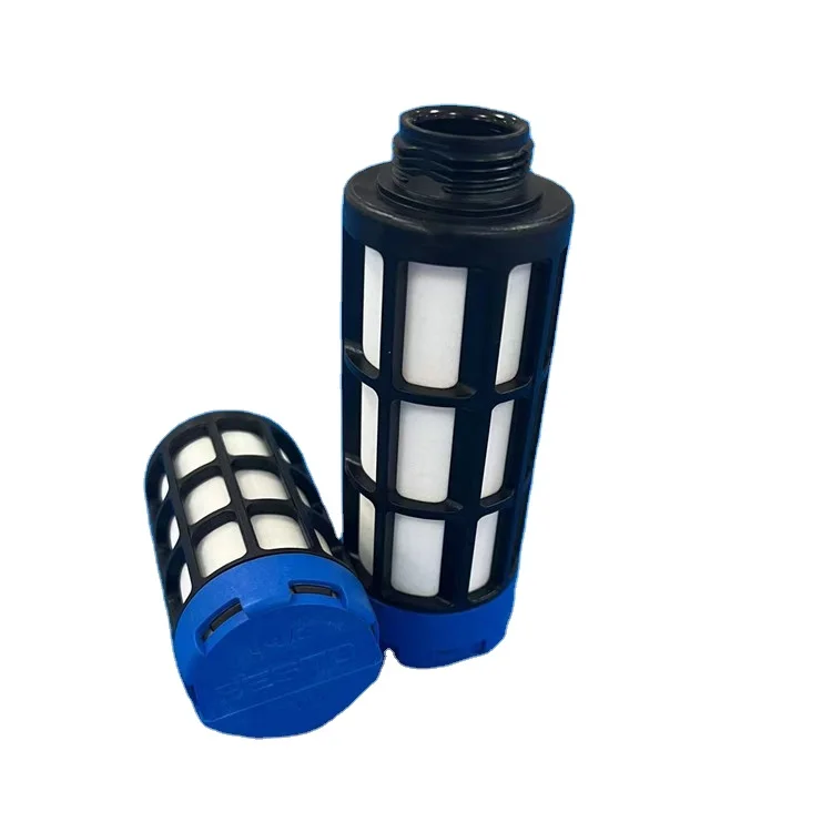 G1/8 Black special plastic muffler -1/8 plastic shell + core assembly