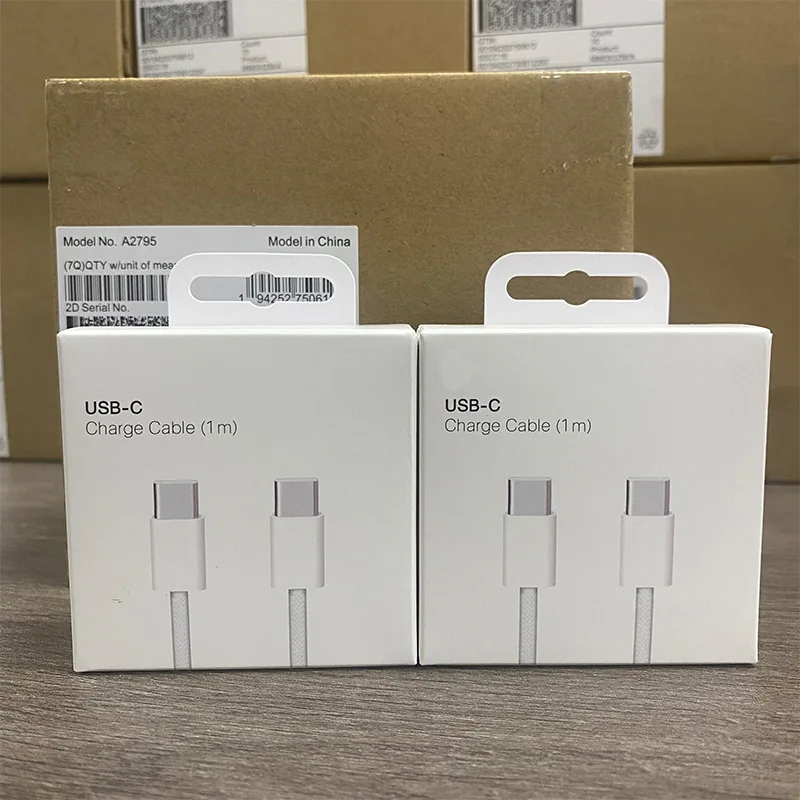Macaron оплетка зарядный шнур Type-C USB кабель 3,0 быстрой зарядки каналов передачи данных для iPhone 15 14 mini 14 14Pro 14 Pro Max 13 mini 13