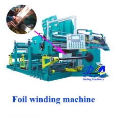 transformer coil winding machine