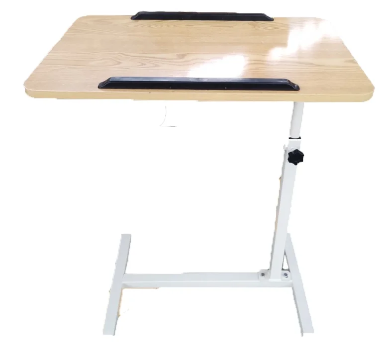 Распродажа прочная Больничная мебель передвижной Регулируемый Деревянный медицинский дешевый складной обеденный стол с роликами