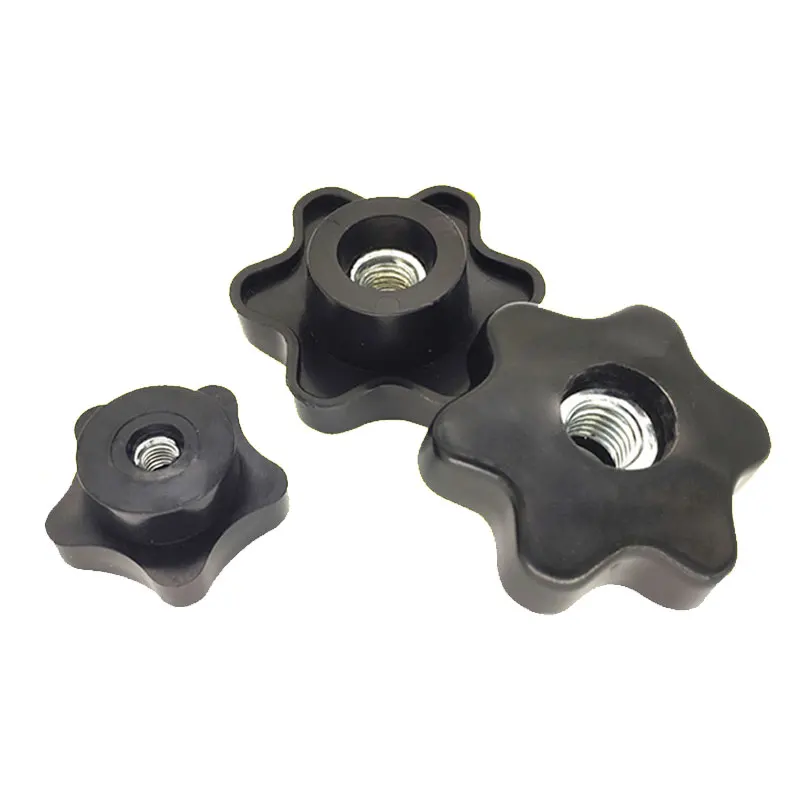 Nuts Customized M8 M6 M10 M5 M12 M4 Prices Bakelite Black Hand-Tighten Nut For Industrial