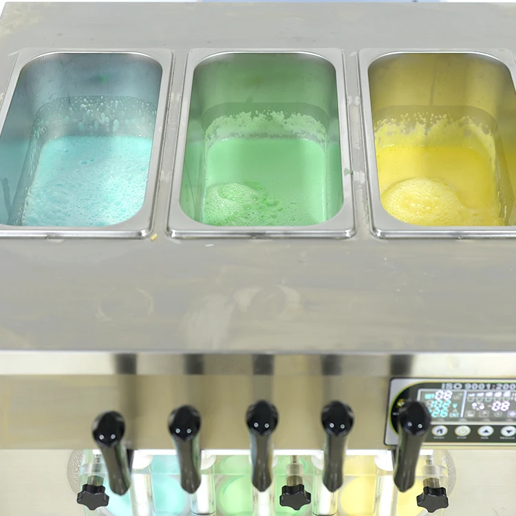 NSF ETL CE 5 Flavors Taylor Commercial Softy ice cream machine/Vending Ice Cream making Machine/yogurt ice cream machine