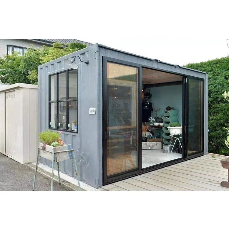 luxury prefab good quality shipping container house for 1/2 room home or shop