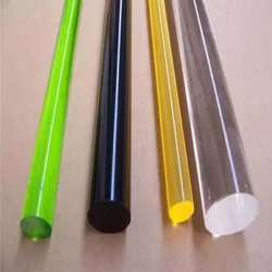 Factory customized clear and colorful cast acrylic rod