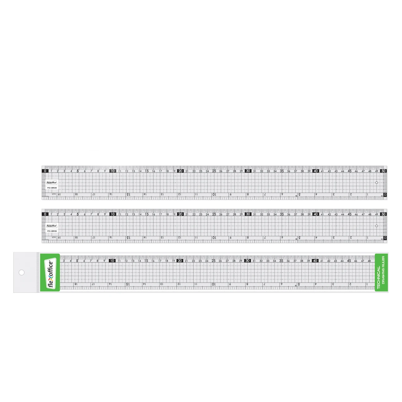 Modern And Convenient Design Promotion Ruler Straight Ruler FO-SR03 with Plastic Material