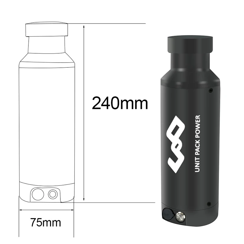 Mini Bottle Kettle Lithium ion 18650 Batteries 36V 7Ah ebike battery Pack for electric bicycle